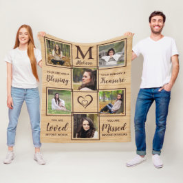  Rustig minnesminnesstund för Loving Keepsaké Phot Fleecefilt