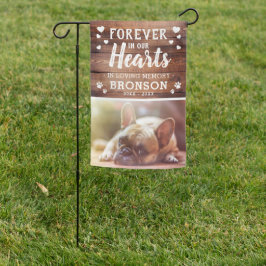 Rustig över i våra hjärtan Pet Memorial Photo