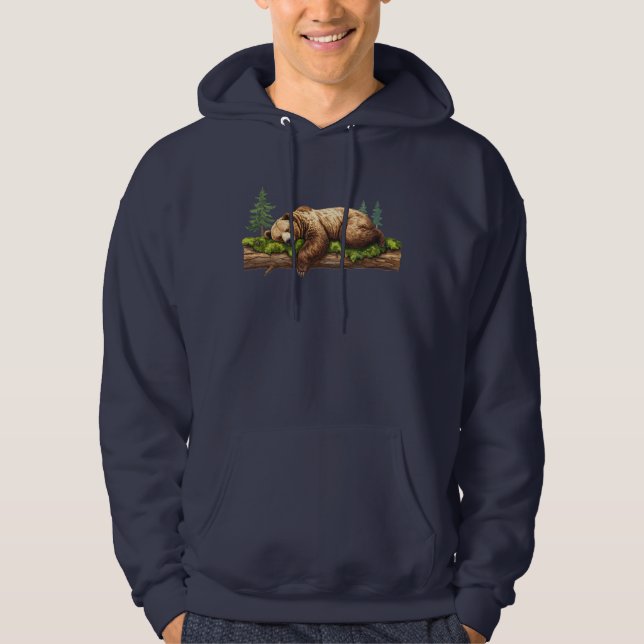 Rustig sömnbod Wildlife Hooded Sweatshirt (Framsida)