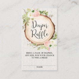 Rustig trädbevuxen blommigt för rosa tilläggskort