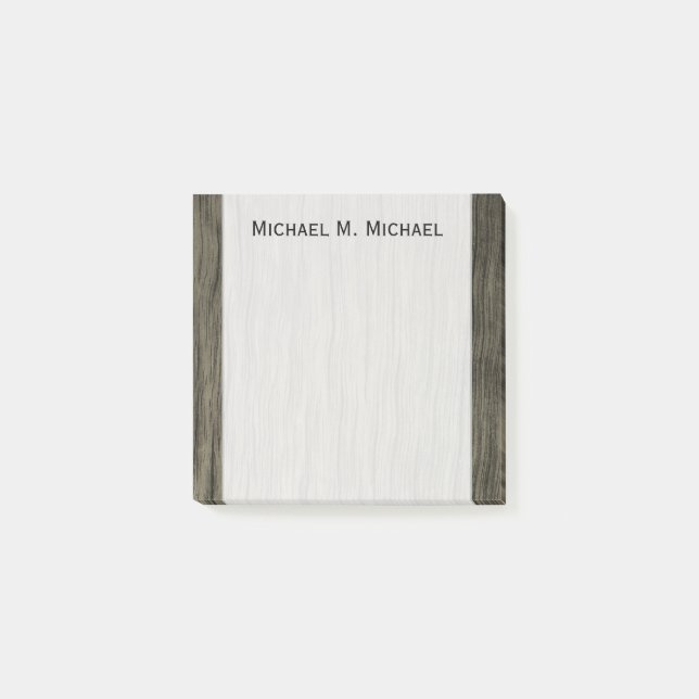 Rustig träff Mönster + anpassad namnanteckning Post-it Block (Framsida)