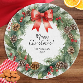 Rustig vattenfärg God jul för vattenutandning