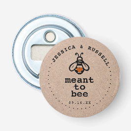 Rustik Äktenskap Meant To Bee Bröllop Flasköppnare