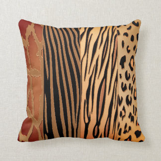 Rustik Animal Prated Zebra Rand Pillow Kudde