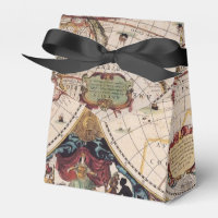 Rustik Antique Vintage Old World Map IV