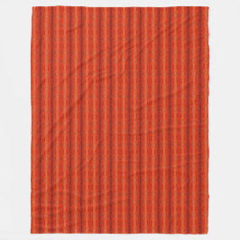 Rustik apelsin Aztec-mönstrad filt 152 cm x 203 cm