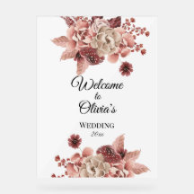 Rustik Autumn Blooms, vattenfärg