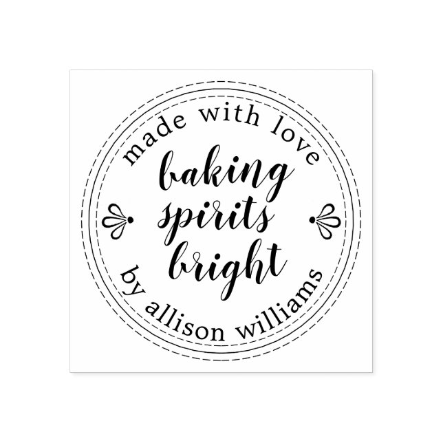 Rustik Baking Spirits Bright Jul-Helgdag Stämpel (Tryck)