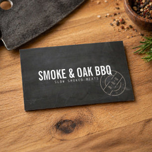 Rustik BBQ Smokehouse Visitkort
