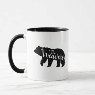 Rustik Bear Family Monogram Mugg
