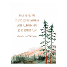 Rustik berggrund Landskapsplan Bröllop