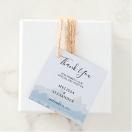 Rustik Bergsområde för vattenbruk Bröllop Tack Gåvor Etiketter