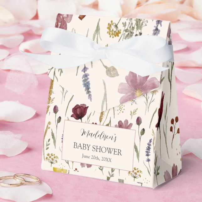 Rustik blommig baby shower presenttält presentaskar (Bröllop)