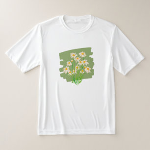Rustik Blommigt - design i Gröntens bakgrund T Shirt
