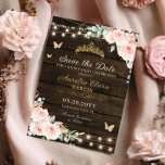 Rustik  Blommigt Förändrad Forest Quinceañera Spara Datumet<br><div class="desc">Om du anpassar den här vackra quinceañera sparar du datumkortet med egen ordalydelse enkelt och snabbt och trycker helt enkelt på anpassningsknappen för att ytterligare ordna om och formatera stil och placera texten. Matchande artiklar tillgängliga i arkivet! c) Lycklig Cat Studio</div>