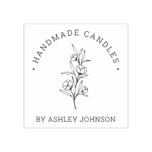 Rustik Blommigt Personlig som hanteras av Stämpel