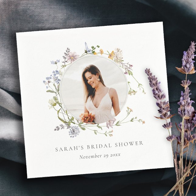 Rustik Blommigt Utandning Foto på Möhippa Pappersservett (Skapare uppladdad)