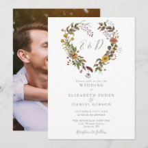 Rustik blomsterhjärta Sagegrön foto bröllopsdekor