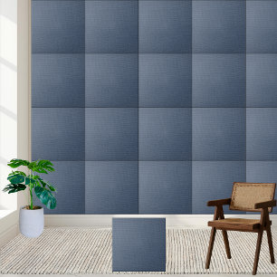 Rustik Blue Burlap Struktur - Snyggt och hållbarhe Kakelplatta