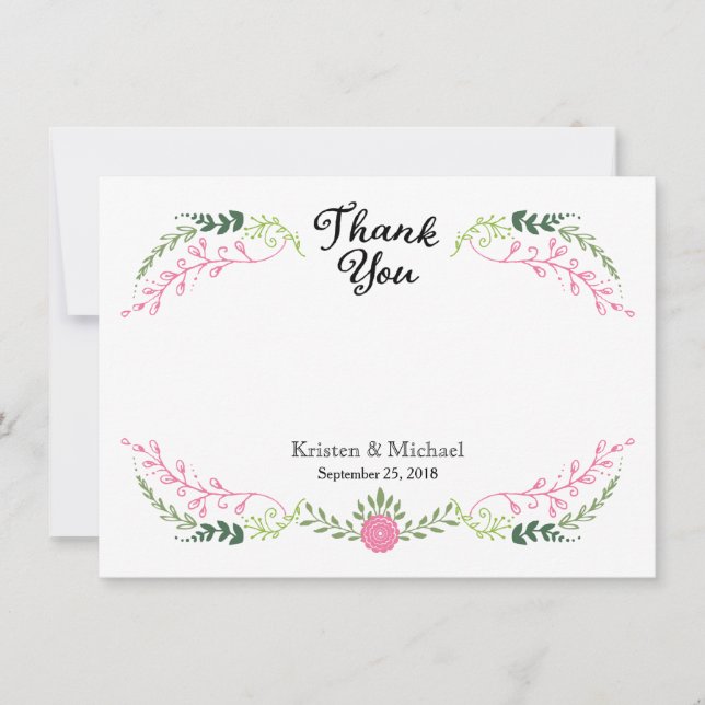 Rustik Bohemian Vår, utandning av Foliage Bröllop (Framsida)