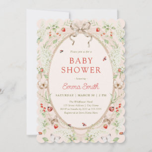 Rustik Boho Könsneutral Baby Shower Inbjudningar