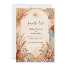 Rustik Boho Pampas vildblomma Bröllop