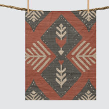 Rustik Boho Terrakotta Tryck