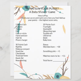 Rustik Boho Vad Har Du I Din Handväska Bebisdusspe