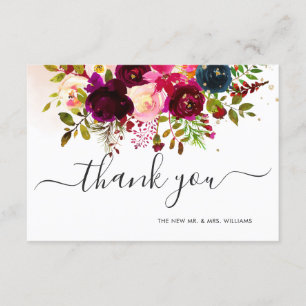 Rustik Boho Watercolor  Marsala-flottan Inbjudningar