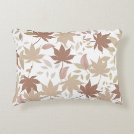 Rustik botanisk maple Löv Mönster Mysigt Fall Prydnadskudde