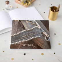 Rustik Bröllop Brun Country Western Häst