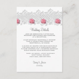 Rustik Bröllop med gammalt brädgolv & spetsar Tilläggskort