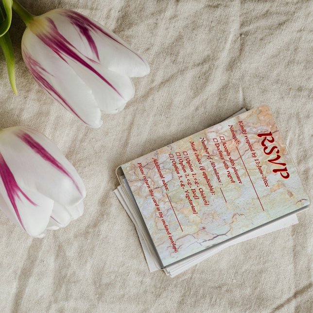 Rustik bröllop OSA, naturlig utformning OSA Kort (Skapare uppladdad)