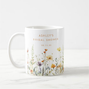 Rustik Bröllopsdusch med Vilda Blommor Kaffemugg