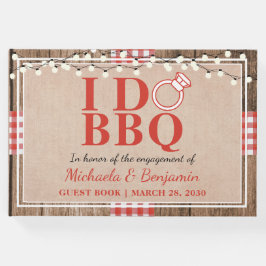 Rustik Bröllopsfest för I Do BBQ-par Brudparsdusch Gästböcker