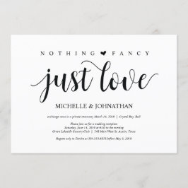 Rustik bröllopsinbjudan för mottagning inbjudningar