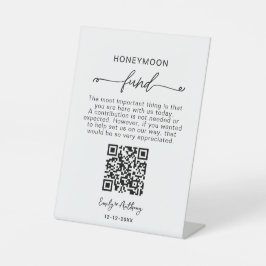 Rustik Bröllopsresa Fond QR Önskar