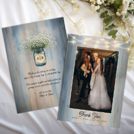 Rustik Brudslöja Country Bröllop Tack