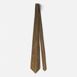 Rustik Brun Naturlig Trästrukturdesign Slips