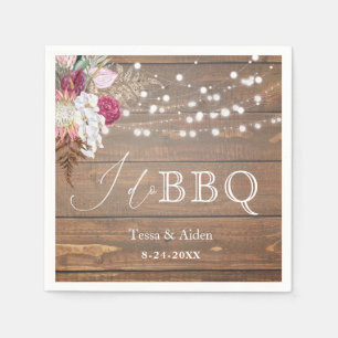 Rustik budget I gör BBQ Napkins Pappersservett