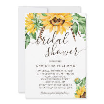 Rustik bukett med solrosor Foto Bröllopsdusch