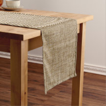 Rustik Burlap Nature Mönster Long Bord Springer