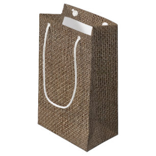 Rustik Burlap-se brun bakgrund
