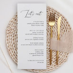 Rustik calligrafi Låt oss Bröllop-middagMenu Meny<br><div class="desc">Rustic Låt oss eat Bröllop Middag och Drinks Menu,  Simple Calligraphy Rustic Bröllop Menus Bröllop Menus,  Rustic Bröllop Menu,  Blommigt Wedidng Menu,  Bröllop Bord Menu</div>