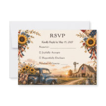 Rustik Chic Americana LadalagerHochzeit mit solros
