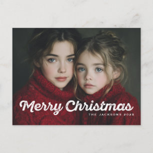 Rustik Chic God Jul Design Helg Vykort