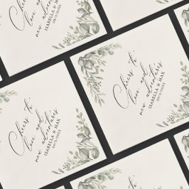 Rustik Chic Muted Grey New Äventyr Papper Pappersservett