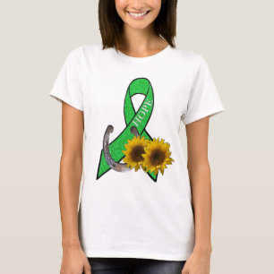 Rustik Country & Western Lyme-sjukdom Medvetenhet T-shirt