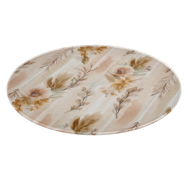 Rustik Crème Boho Blommig (Hörn)