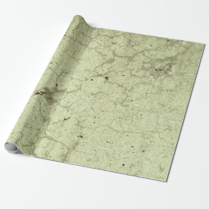 Rustik Decoupage för den Oliv grönt Vintagen str Presentpapper